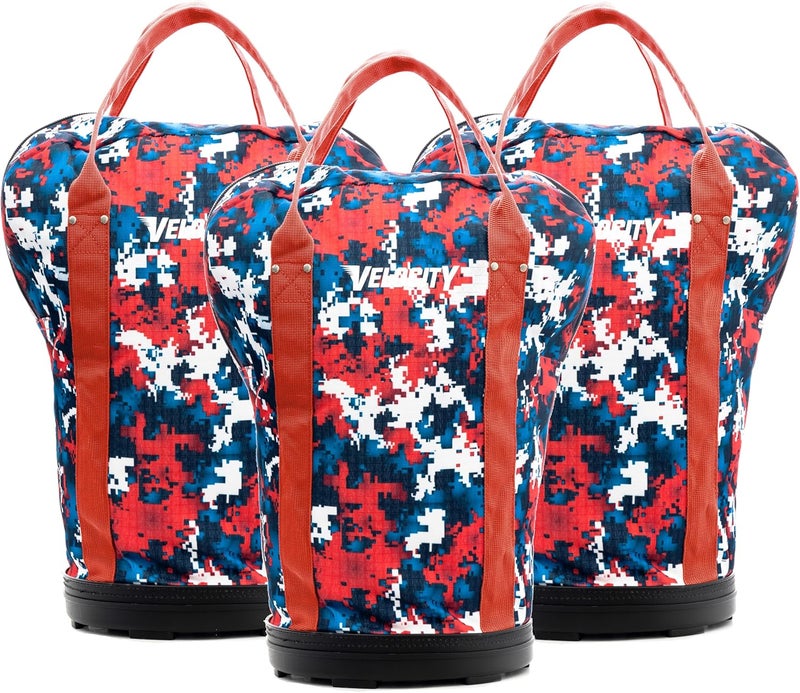 Velocity Heavy Duty Multipurpose Ball Bag with Durable Bottom - Holds up to 60-72 Balls - Ideal for Lacrosse, Baseball, Pickleball, Tennis & More - Image 1